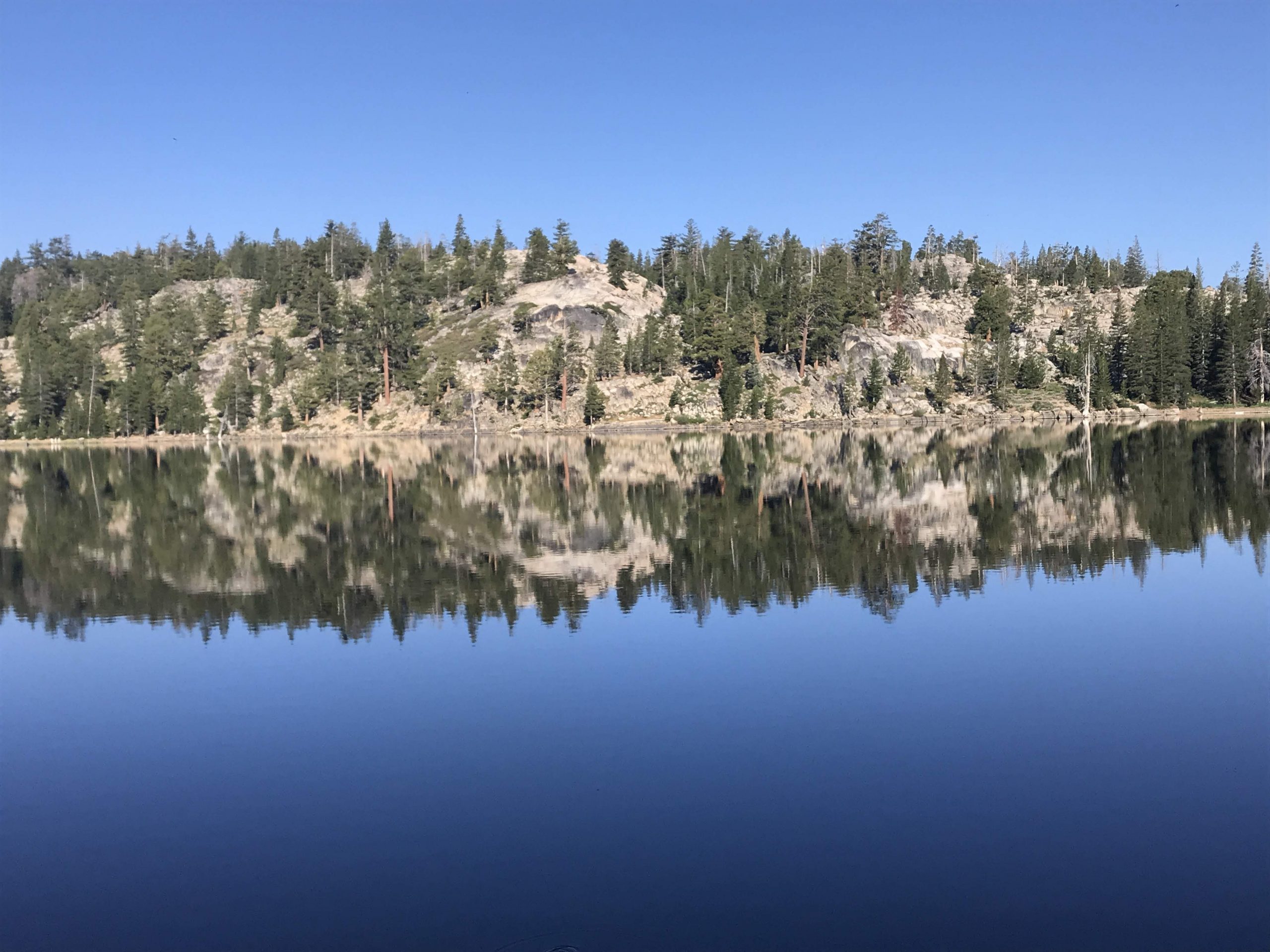 Reflection on Shower Lake All The Fishers