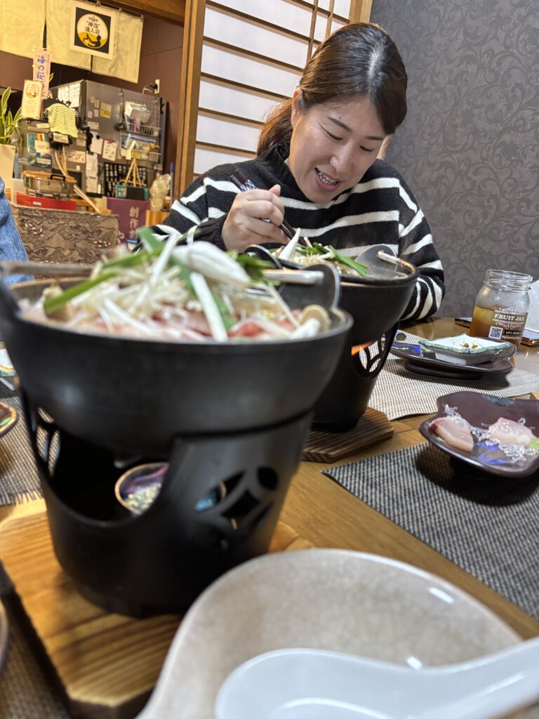 Person and Food