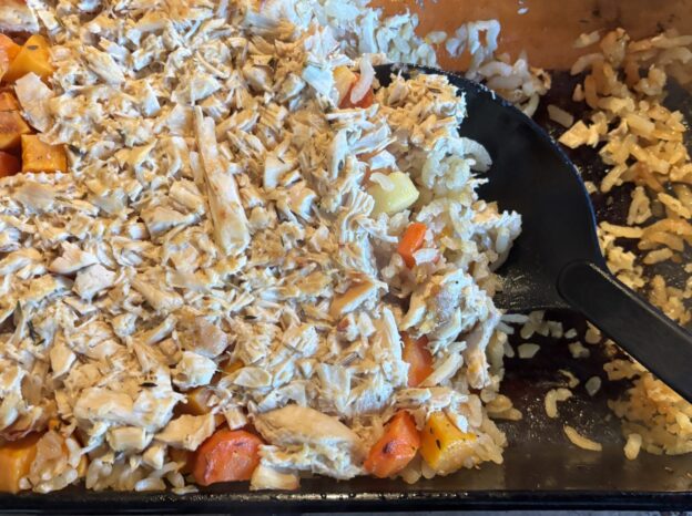 Chicken Risotto Bake