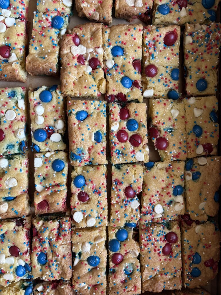 Cake mix cookie bars